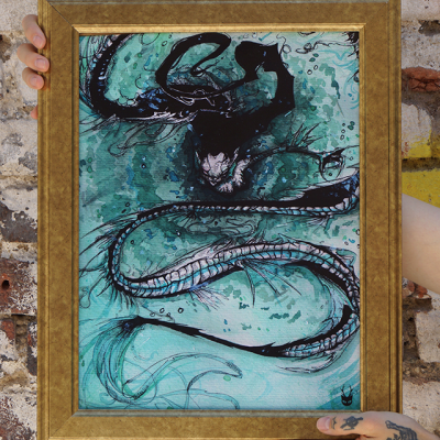 Kikimora Team Original print 'Mermaid'