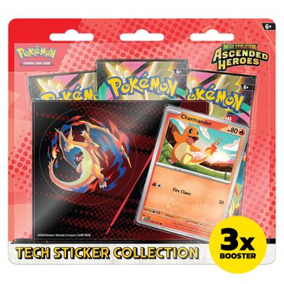 Pokémon: Ascended Heroes Tech Sticker Collection - Charmander