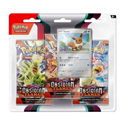 Pokémon Pokémon: Obsidian Flames 3x Booster - Eevee