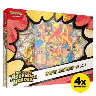 Pokémon TCG: Mega Emboar ex Box