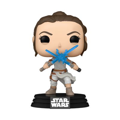 Rey with Two Lightsabers