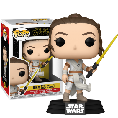 Funko POP Rey with Yellow Lightsaber