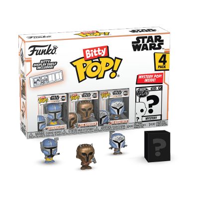 Star Wars Heavy Mandalorian 4PK Bitty POP