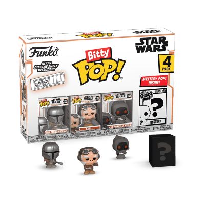 Star Wars Mandalorian 4PK Bitty POP