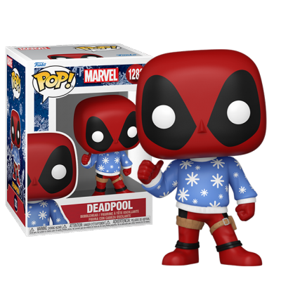 Funko POP 1283 Holiday Deadpool in jumper